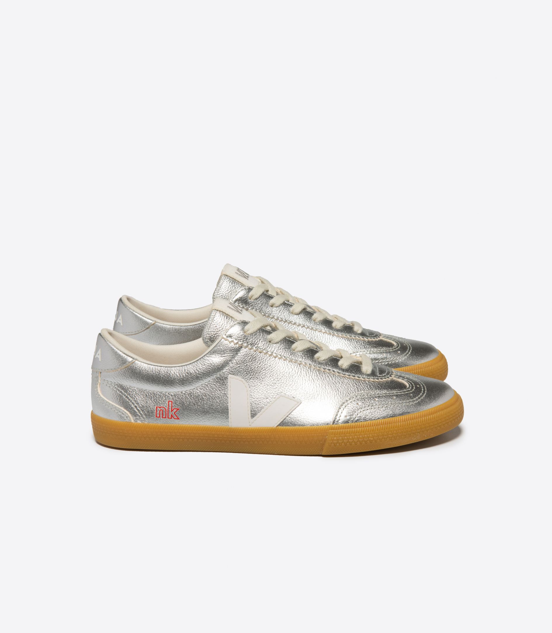 VOLLEY LEATHER VEJA X NK STORE SILVER WHITE