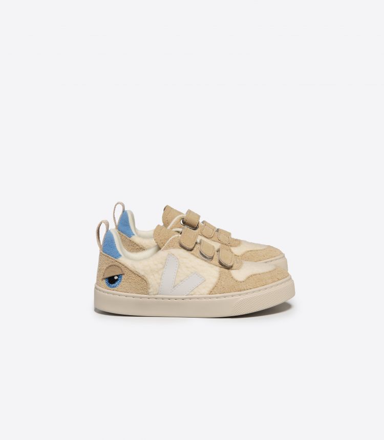 V-10 FLEECE VEJA X BIGSTUFFED PURE WHITE