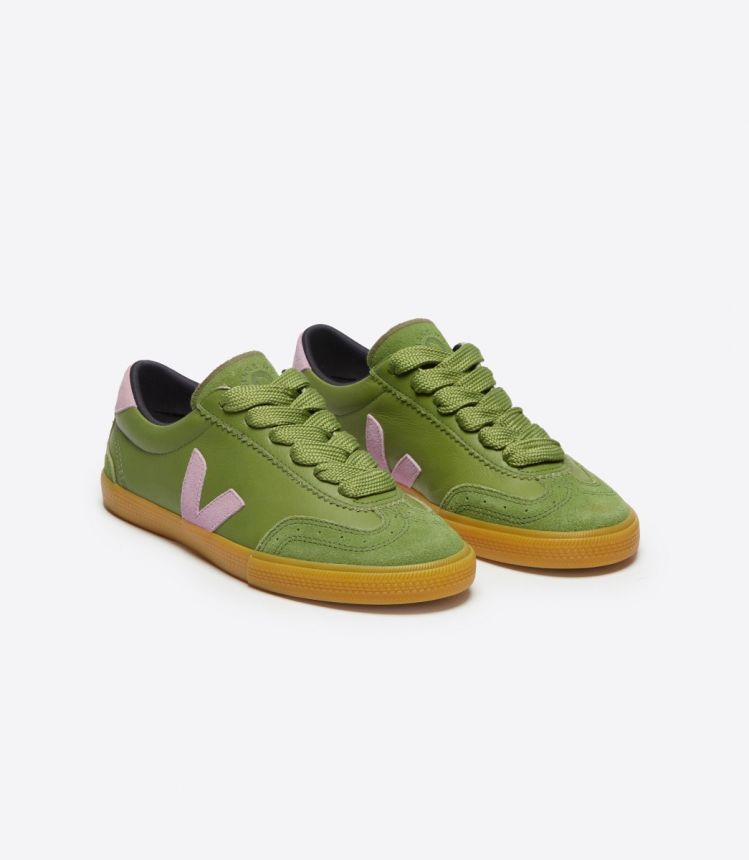 VOLLEY LEATHER VEJA X MAKE MY LEMONADE KIWI ORCHID