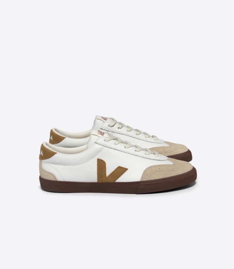 VOLLEY LEATHER WHITE TENT BARK